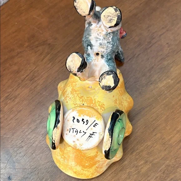 Vintage Italian pottery donkey and cart - Picture 6 of 9